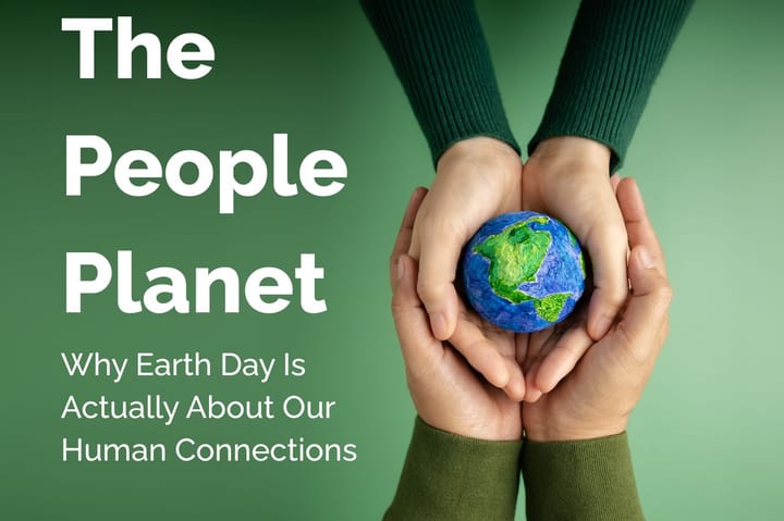 Two peoples hands together holding a model of the Earth