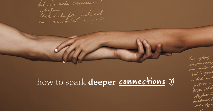 Picture of two hands holding the other in a brown background